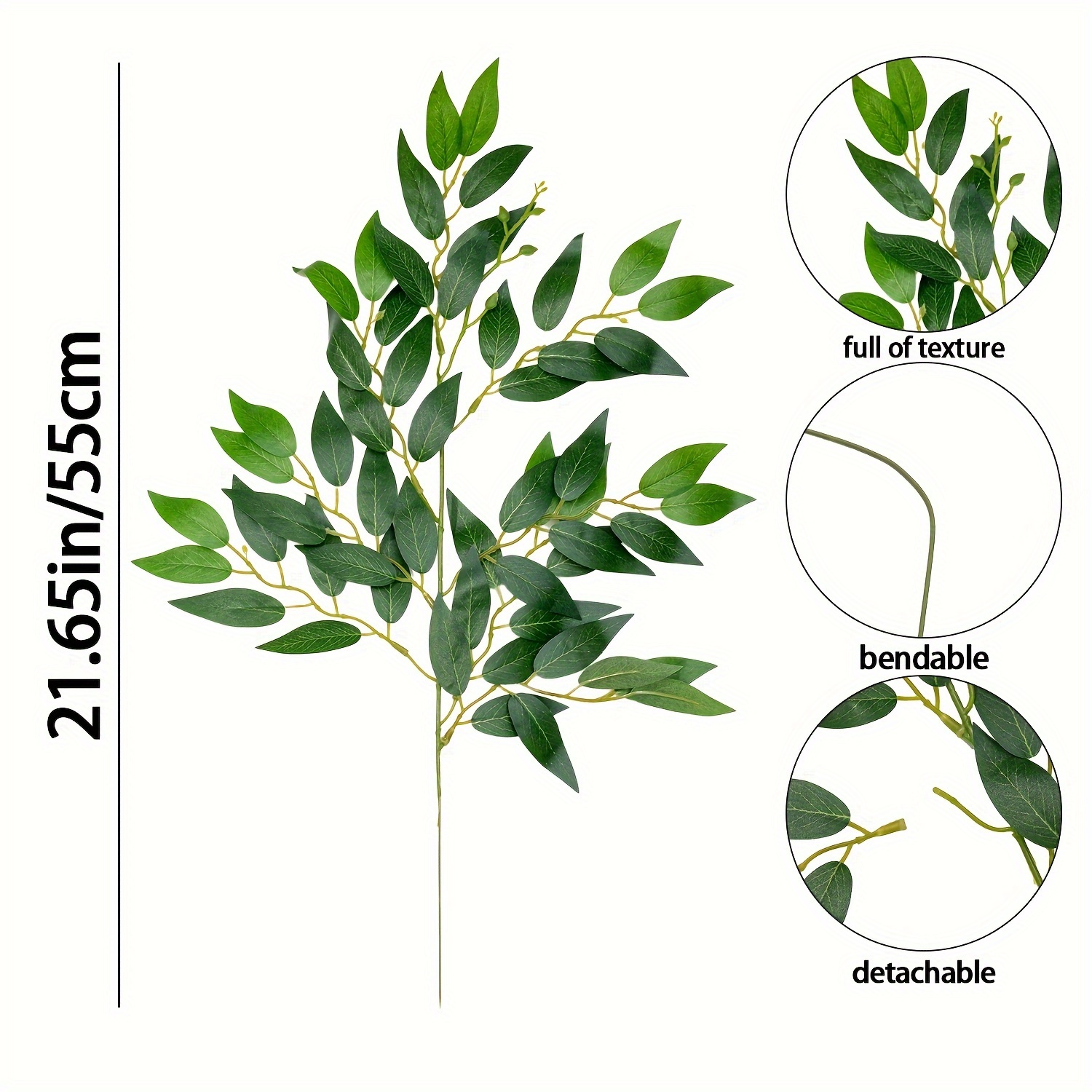 Faux Italian Ruscus Greenery S - đánh giá và giá Ruscus Stem Faux