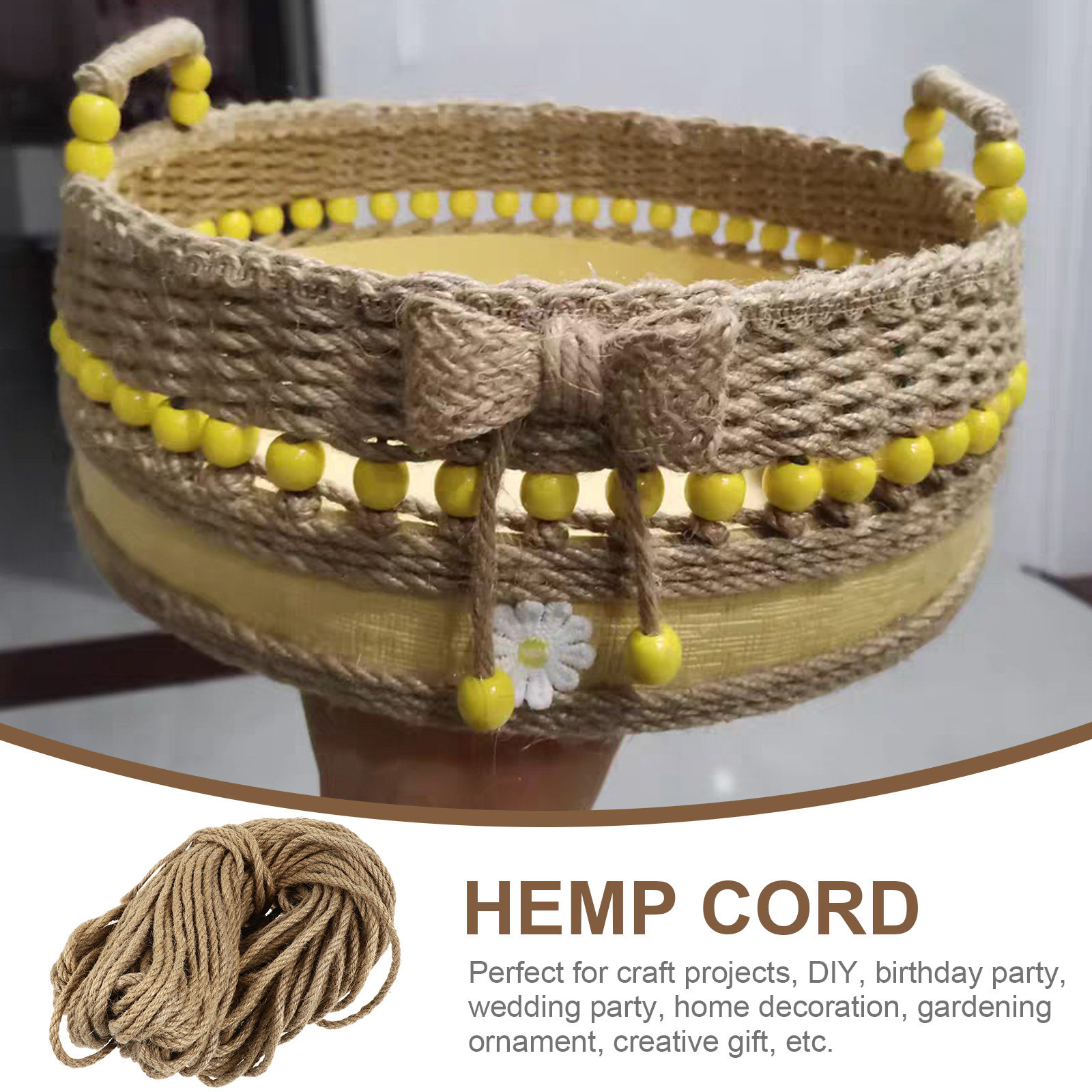 50 Meters Premium Jute Rope 6M - đánh giá và giá Twine Jute Natural