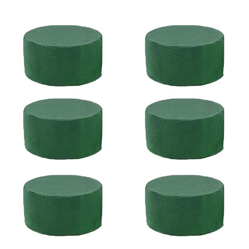 6Pcs Round Floral Foam Bricks  - đánh giá và giá The Florist Supply