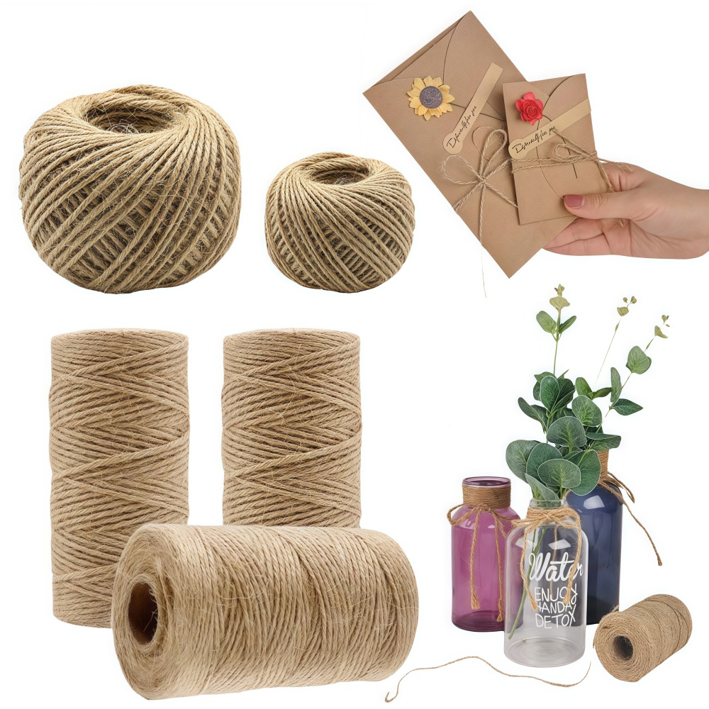 2/3/4mm Natural Jute Rope Stri - đánh giá và giá Twine Jute Natural
