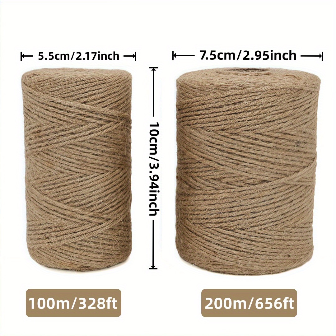 2/3/4mm Natural Jute Rope Stri - đánh giá và giá Twine Jute Natural