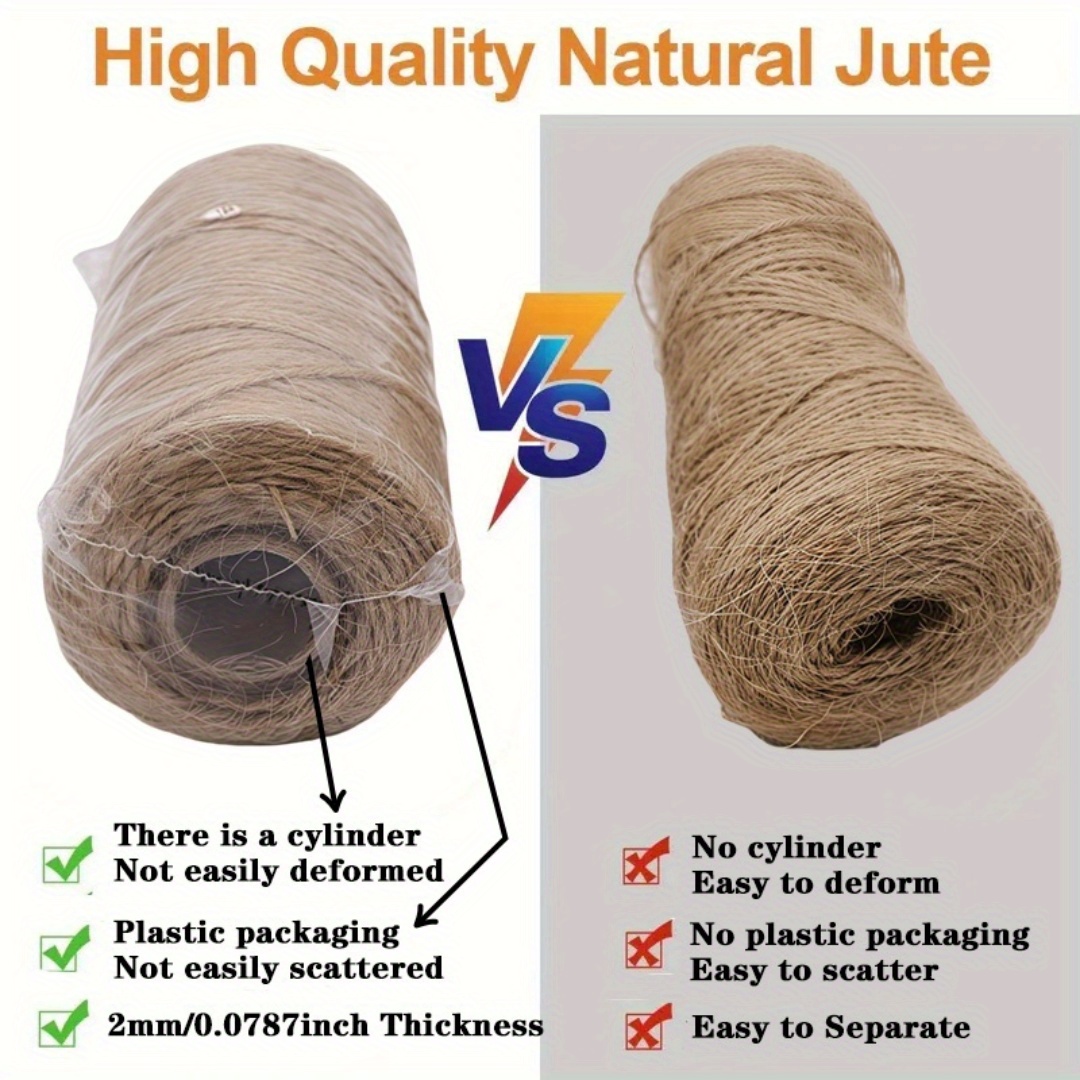 2/3/4mm Natural Jute Rope Stri - đánh giá và giá Twine Jute Natural