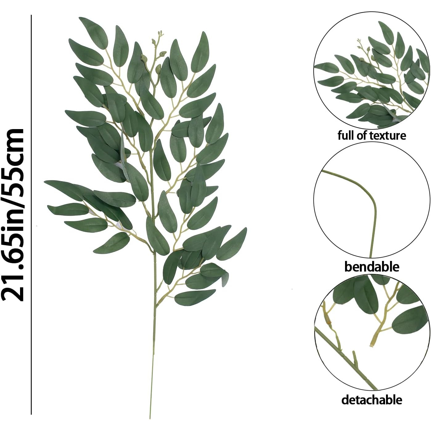 24Pcs Artificial Italian Ruscu - đánh giá và giá Ruscus Stem Faux