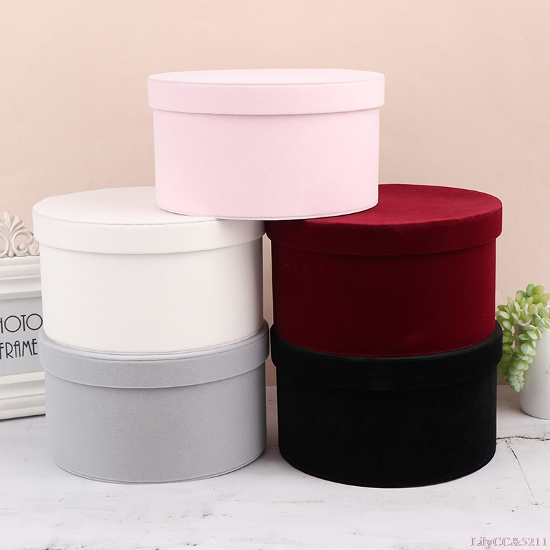 Nhung Hoa Tròn Hộp Tặng Tươi H - đánh giá và giá The Florist Supply