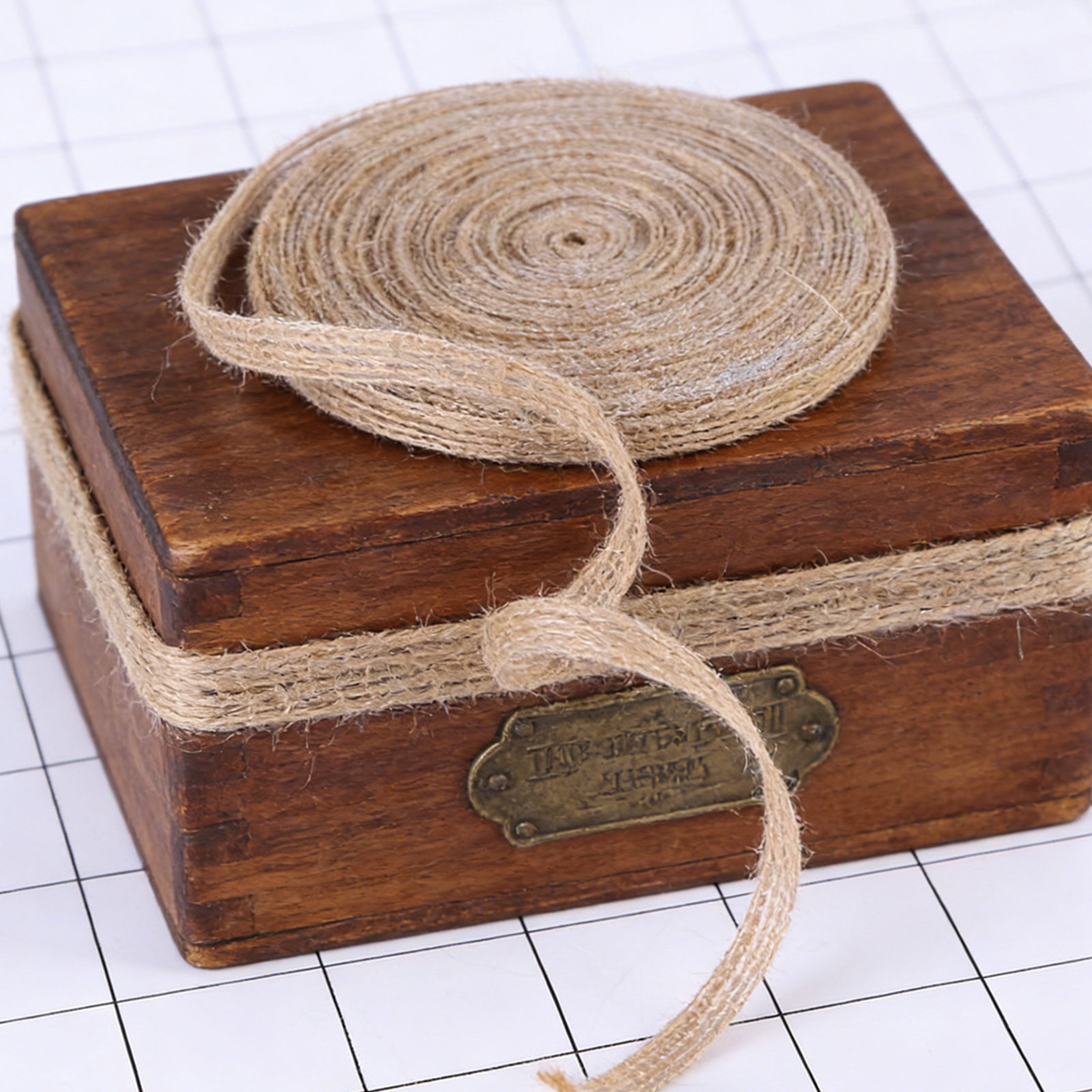 2 Rolls Natural Jute Burlap Ri - đánh giá và giá Twine Jute Natural