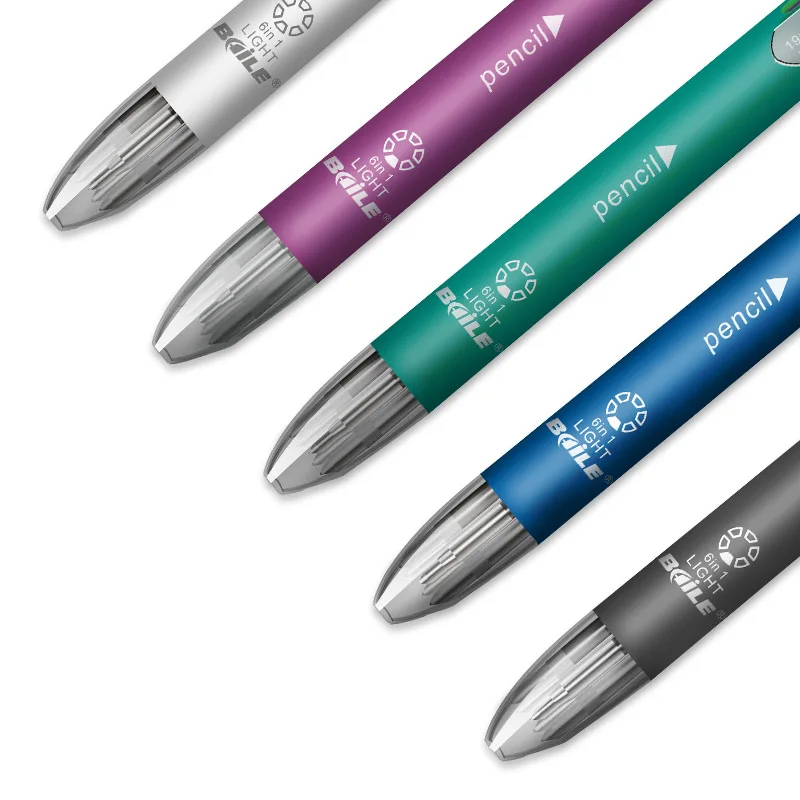 4/12Pcs 6 in 1 MultiColor Pen  - đánh giá và giá Staedtler Pencil Lumocolor