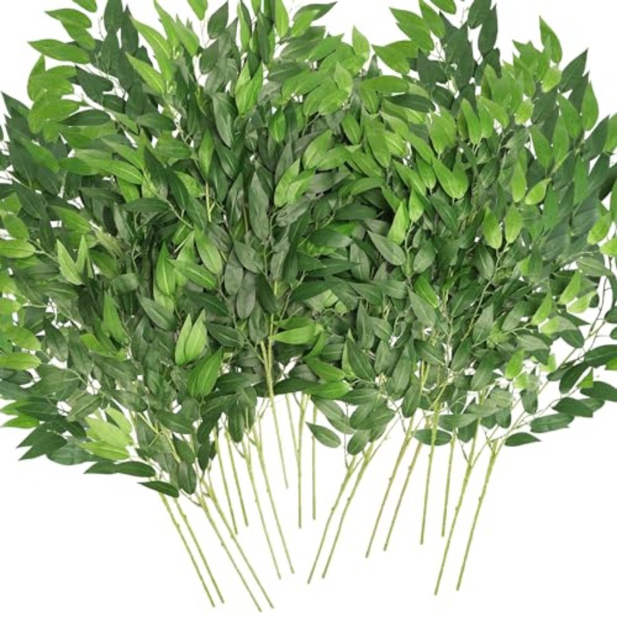 Artificial Italian Ruscus ery  - đánh giá và giá Ruscus Stem Faux
