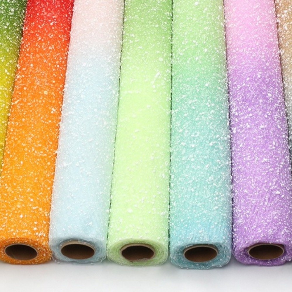 Gradient Snow Dot Yarn Mesh Pa - đánh giá và giá The Florist Supply
