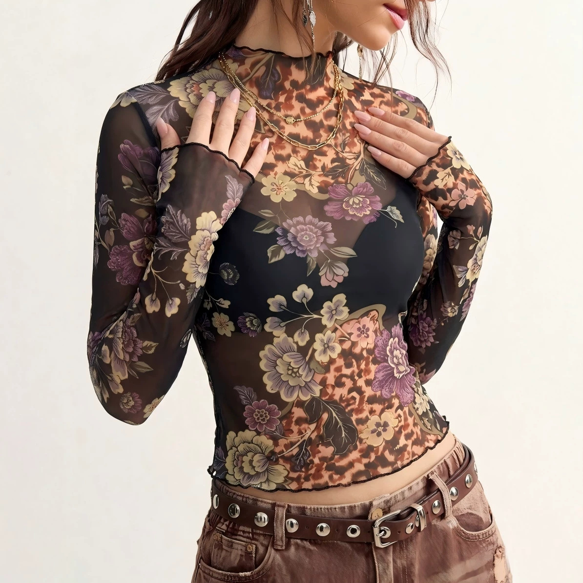 B 2026 Retro Flower Print See  - đánh giá và giá B&J Florist Supply Nyc