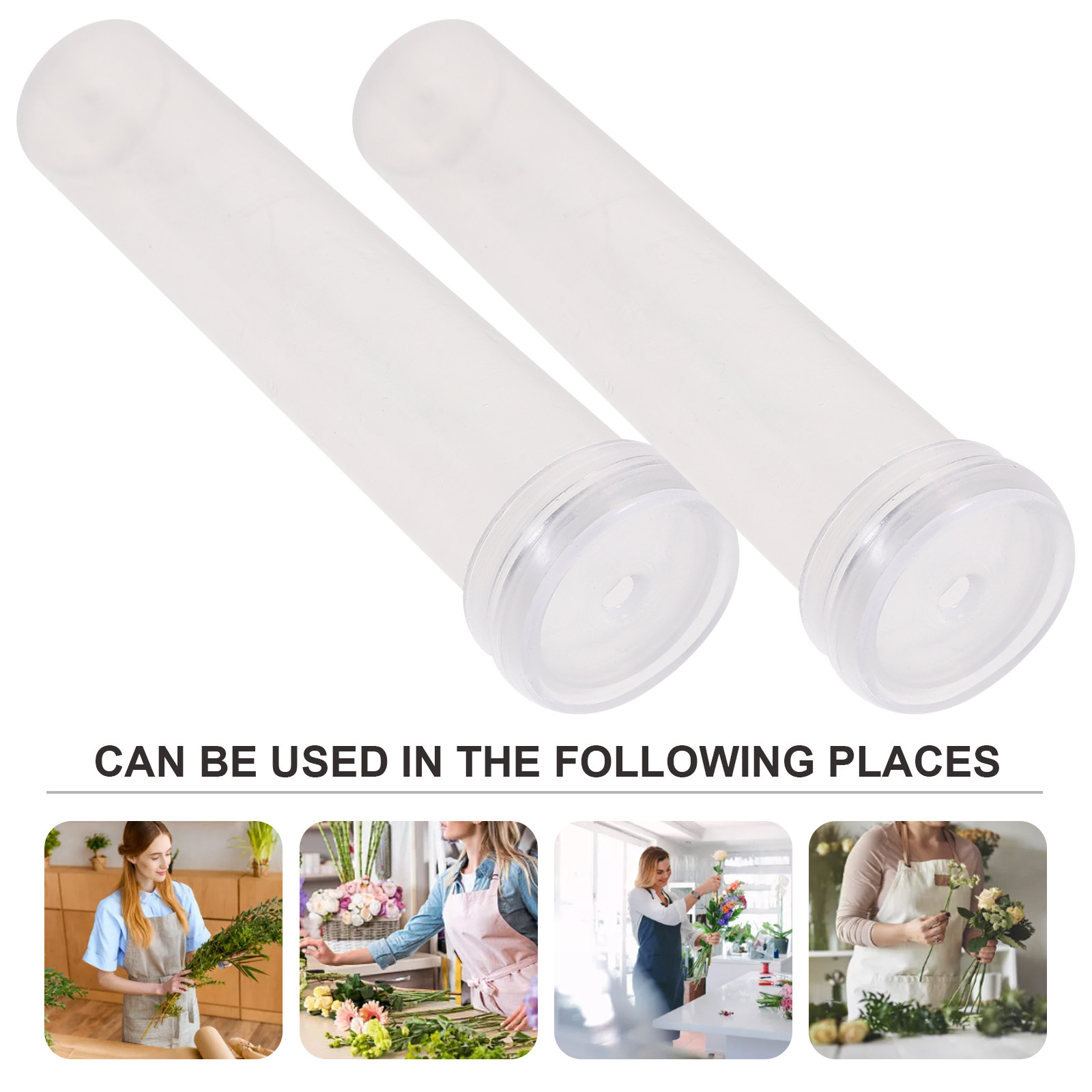 100Pcs Plastic Flower Water Tu - đánh giá và giá The Florist Supply